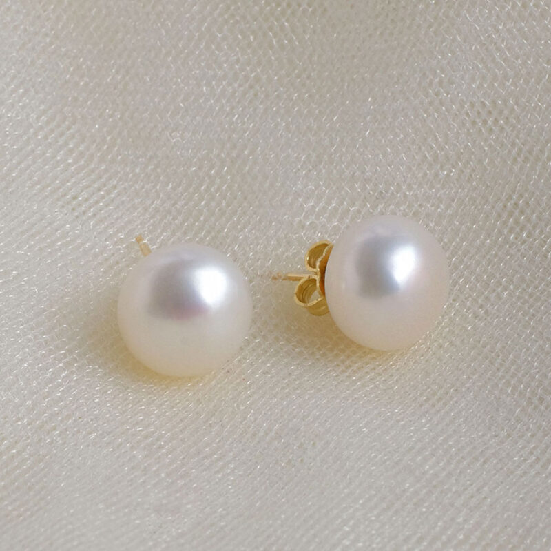 Classic Pearl Stud – Oro China Jewelry