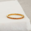 Felicia Orange Sapphire Ring by Oro China Jewelry