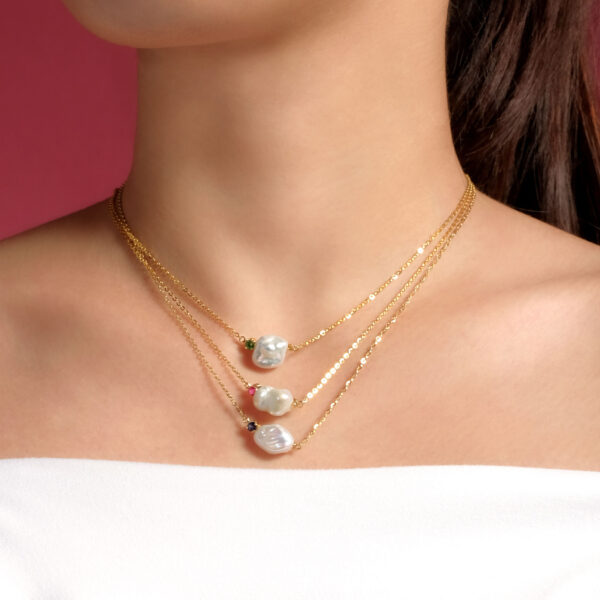 Koa "Blue Sapphire" Necklace - Image 2