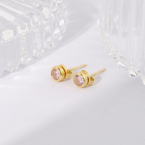 Anastasia "Pink Tourmaline" Earrings