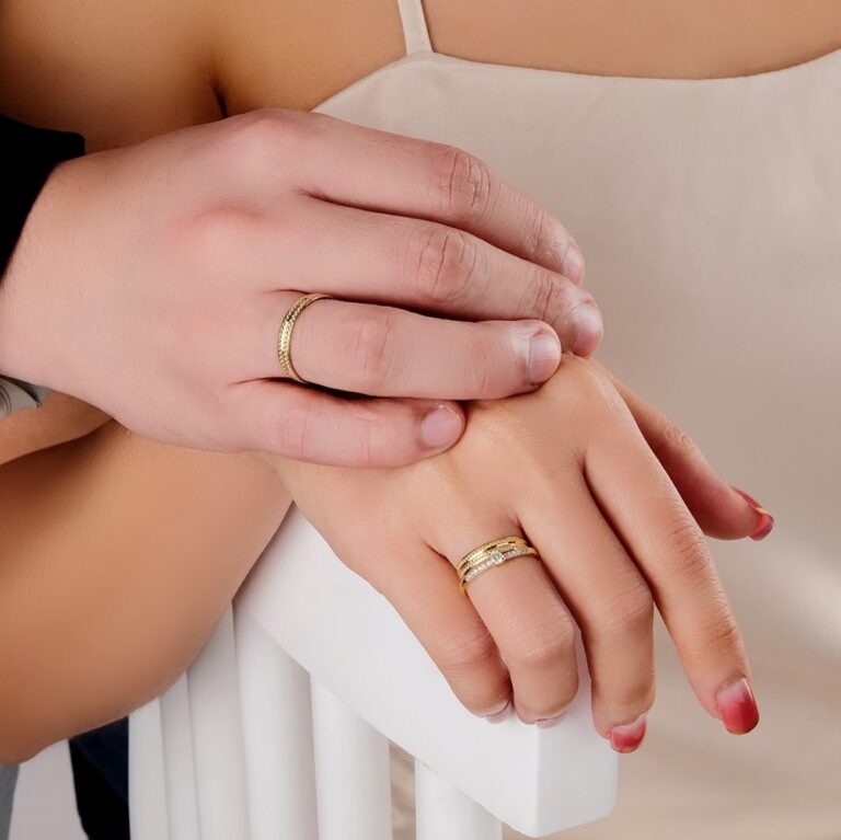 Lasting Dedication Wedding Ring Oro China Jewelry