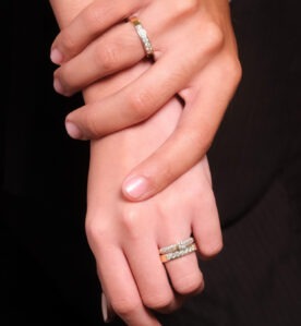 Alternative view of Luster Bond Wedding Ring