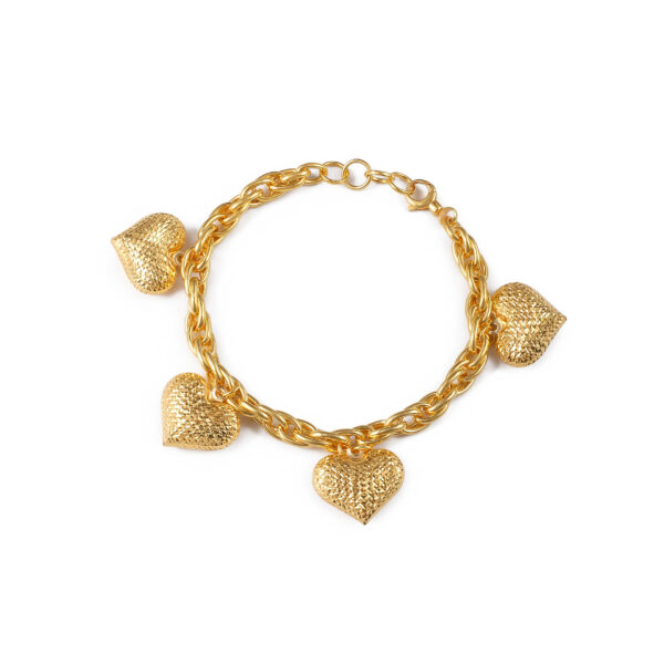 Multi-Heart Charm Bracelet