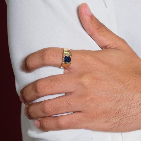 Saida "Blue Sapphire" Ring - Image 2