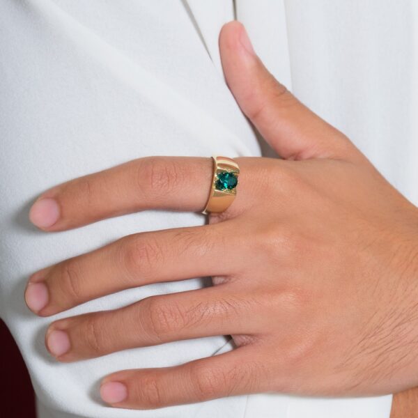 Saida "Emerald" Ring - Image 2