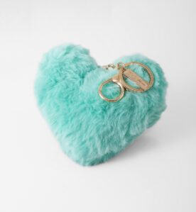 Fur Blue Heart Nag Charm