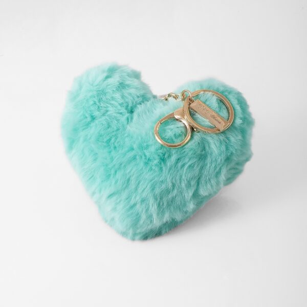 Fur Blue Heart Nag Charm