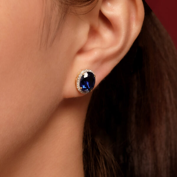 Kise "Blue Sapphire" Earrings - Image 2