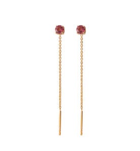 Ralen "Pink Tourmaline" Earrings