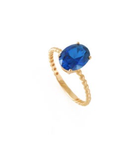 Eugénie "Blue Sapphire" Ring