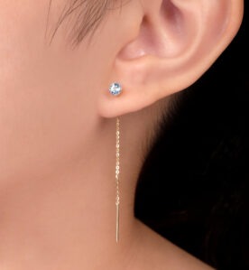 Alternative view of Ralen "Blue Topaz" Earrings