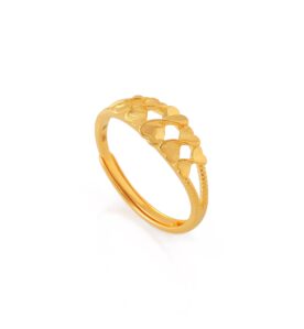Linked Hearts Ring