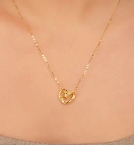 Alternative view of Twist Heart Necklace