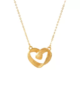 Twist Heart Necklace
