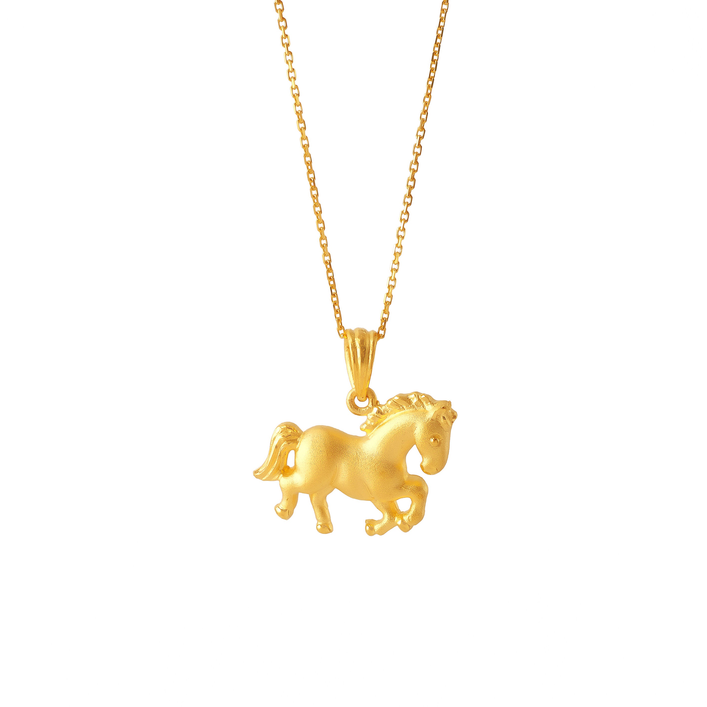 Golden Gallop Pendant