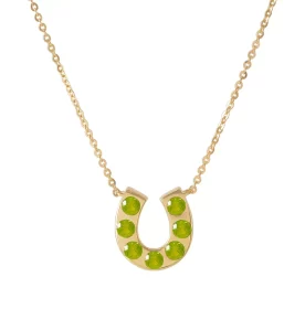 Olive Luck Horseshoe Necklace