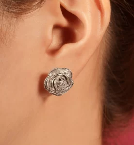 Alternative view of Sena "White Gold" Earrings