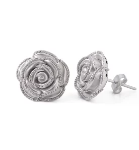 Sena "White Gold" Earrings